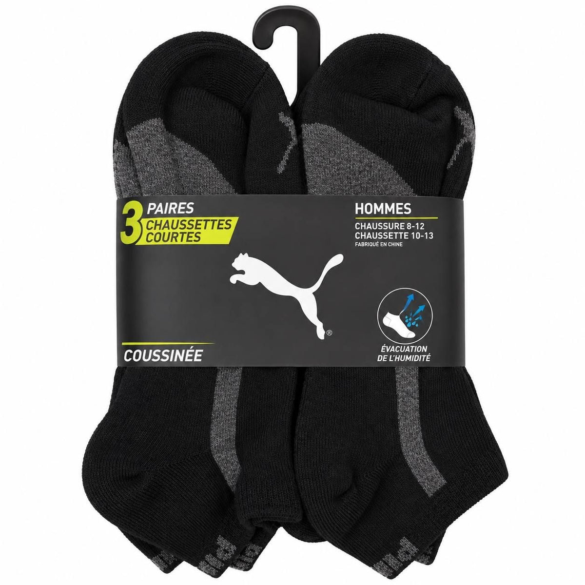 CALCETA ORIGINAL PUMA PARA HOMBRE 8 PARES