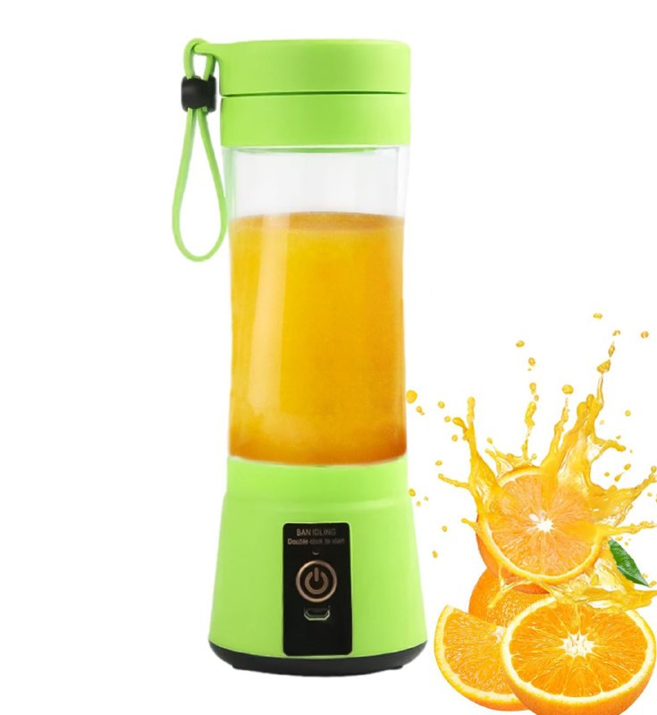 MAQUINA LICUADORA PORTATIL RECARGABLE TAMAÑO PEQUEÑO HM-03 380ML