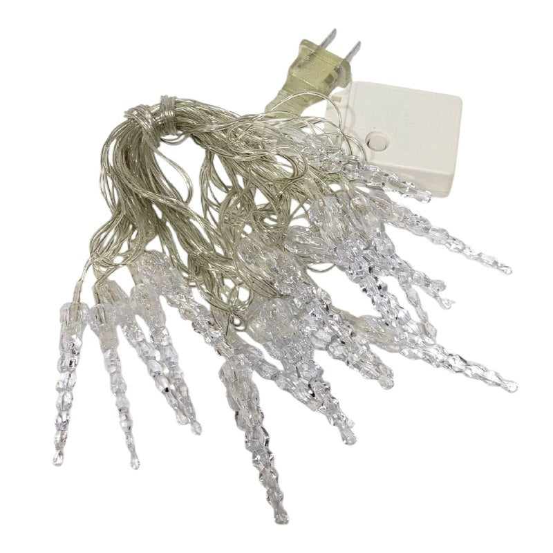 LUCES DECORATIVAS NAVIDEÑAS GUIRNALDA LED, PERFECTA PARA ARBOLES Y ESPACIOS INTERIORES O EXTERIORES, CAMBIOS DE LUZ BLANCA 9 DISEÑOS