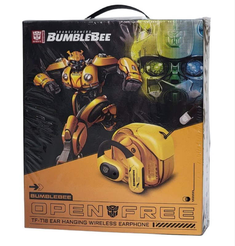 AUDIFONOS AURICULARES ORIGINALES INALAMBRICOS TF-118, BATERIA ESTUCHE 5H, BATERIA AUDIFONOS 5H, BT V.5.4, 10MTS DISTANCIA TRANSFORMERS BUMBLEBEE