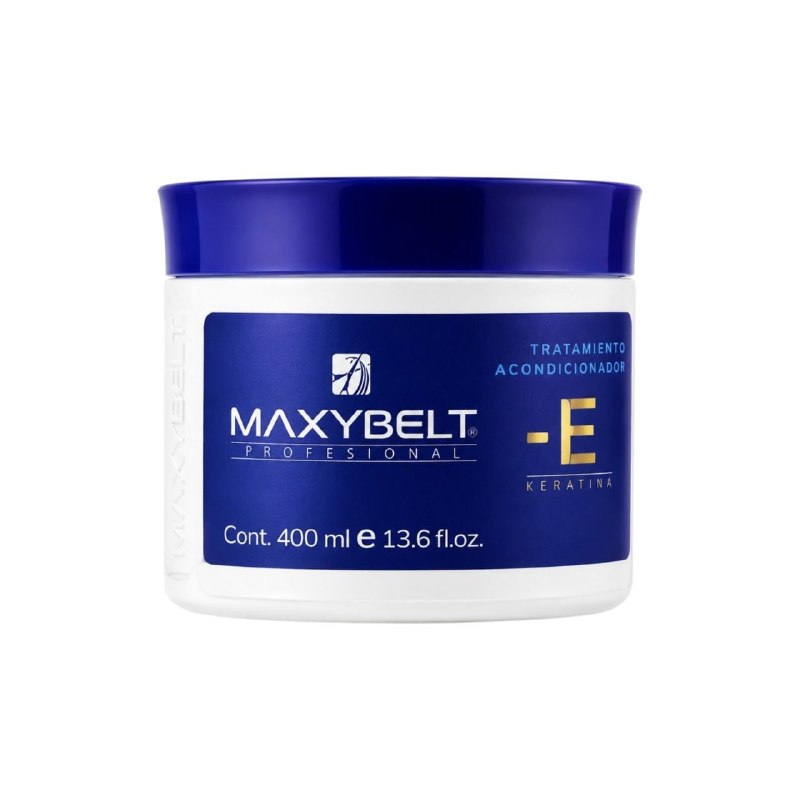 TRATAMIENTO ACONDICIONADOR FORTIFICANTE CON KERATINA PARA CABELLO DAÑADO MAXYBELT 400ML