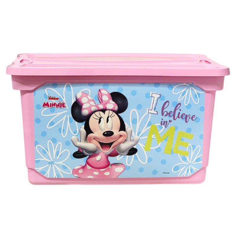 ORGANIZADOR CAJA DE ALMACENAMIENTO ORGANIZADORA PARA NIÑAS DE DISNEY MINNIE MOUSE 31X41X59CM