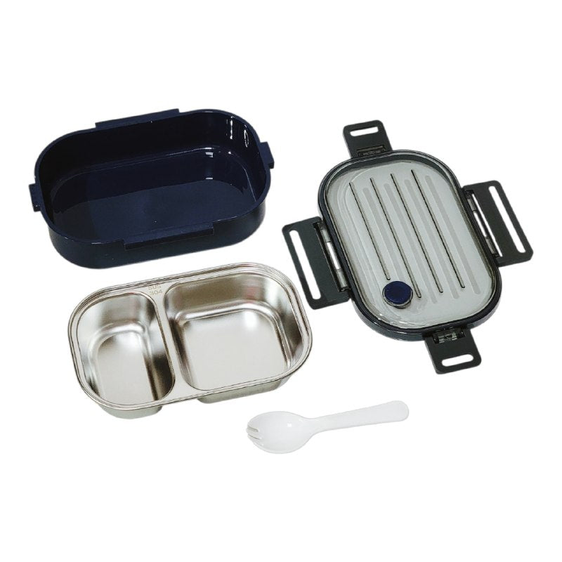 RECIPIENTE PANA PARA ALIMENTOS HERMERICO DE ACERO INOXIDABLE LOTUS 500ML