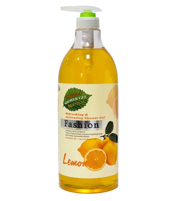 GEL DE DUCHA NUTRITIVO Y ACTIVADOR CON DE ESENCIA DE LIMON NATURAL FRUIT OF THE WOKALI 1300ML