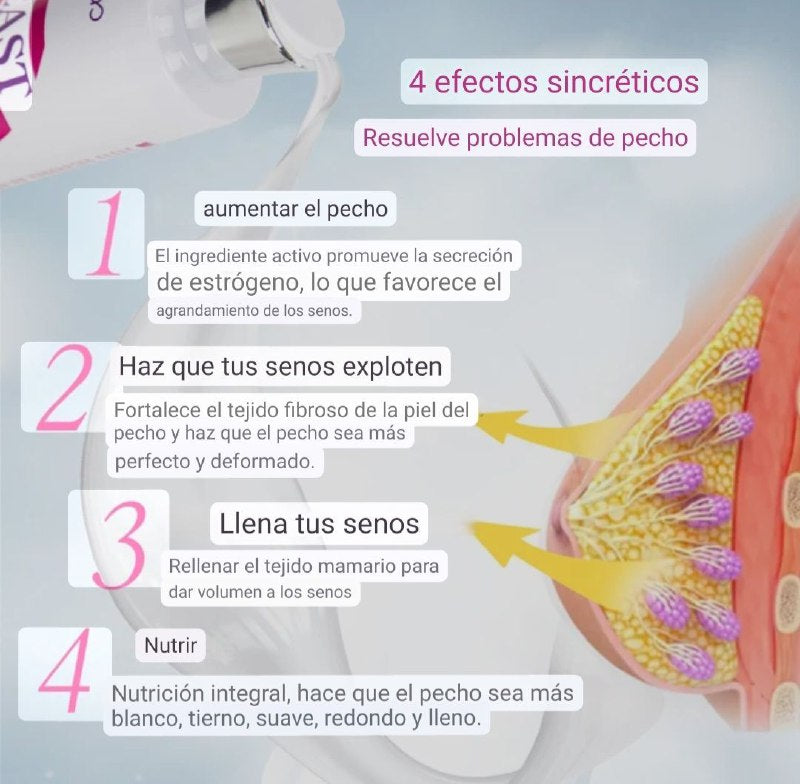 CREMA CORPORAL PARA AUMENTAR Y REAFIRMAR LOS SENOS AUGEAS 240ML
