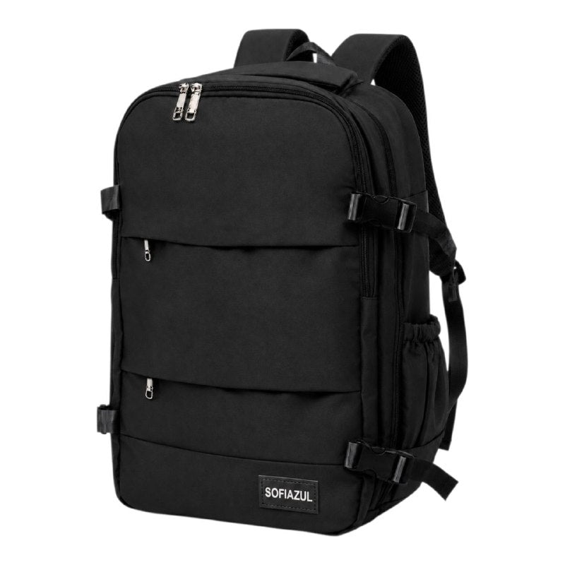 MOCHILA DE VIAJE CON COMPARTIMIENTO PARA LAPTOP Y CALZADO SOFIAZUL 31X35X20CM