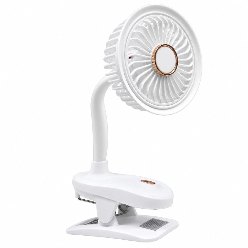 VENTILADOR PORTATIL RECARGABLE CON CLIP Y CUELLO FLEXIBLE BENELI HOME 24CM
