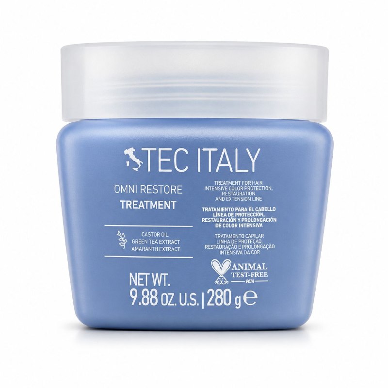 TRATAMIENTO RESTRUCTURANTE PROTECCIÓN DE COLOR Y NUTRICIÓN TEC ITALY OMNI RESTORE 280G 1 UND