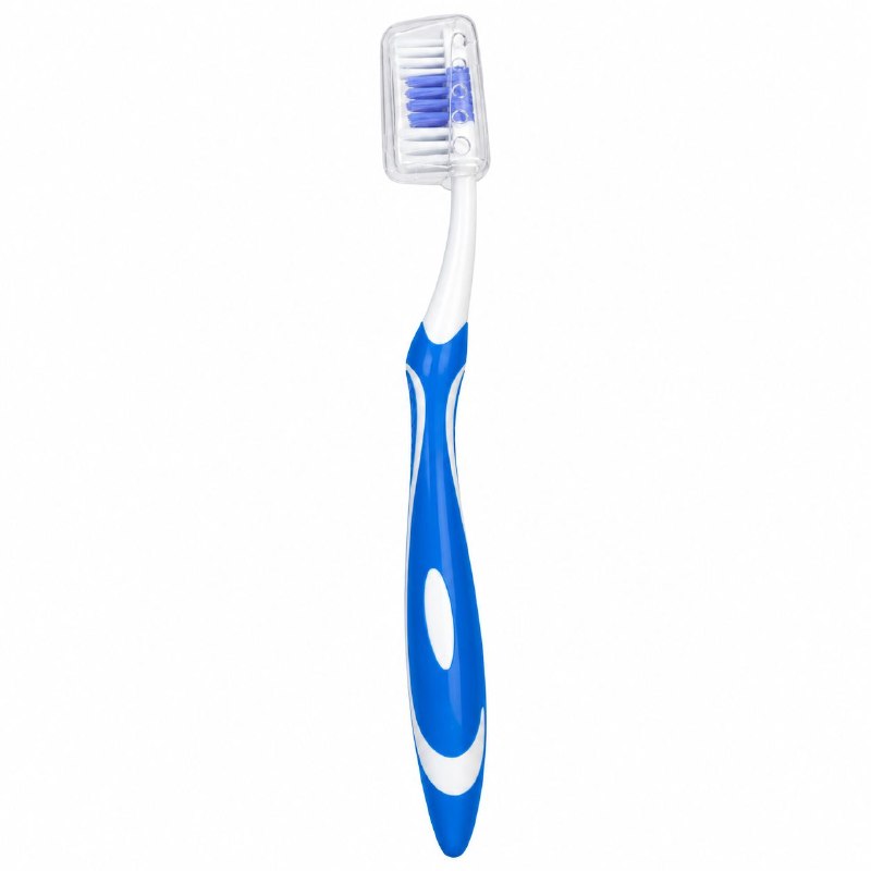 CEPILLO DE DIENTES DE LIMPIEZA PROFUNDA CON LIMPIADOR DE LENGUA Y CERDAS DE NYLON MATRIX 19CM