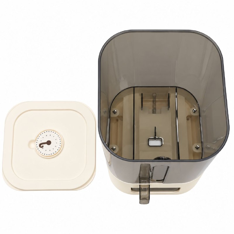 RECIPIENTE DISPENSADOR ALMACENADOR DE ALIMENTOS ARROZ Y GRANOS SECOS CON MEDIDOR 38X22CM