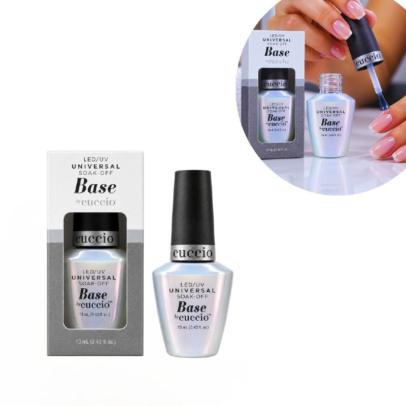 BASE UNIVERSAL REMOVIBLE PARA ESMALTE EN GEL CUCCIO 13ML
