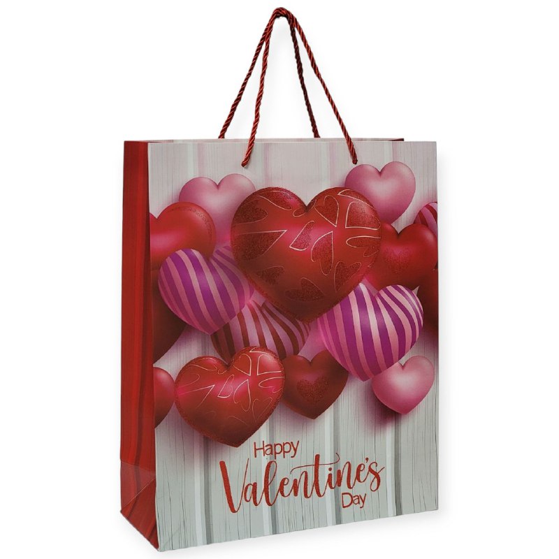 BOLSA DE REGALO GRANDE 30X12X41.5CMCM SAN VALENTIN