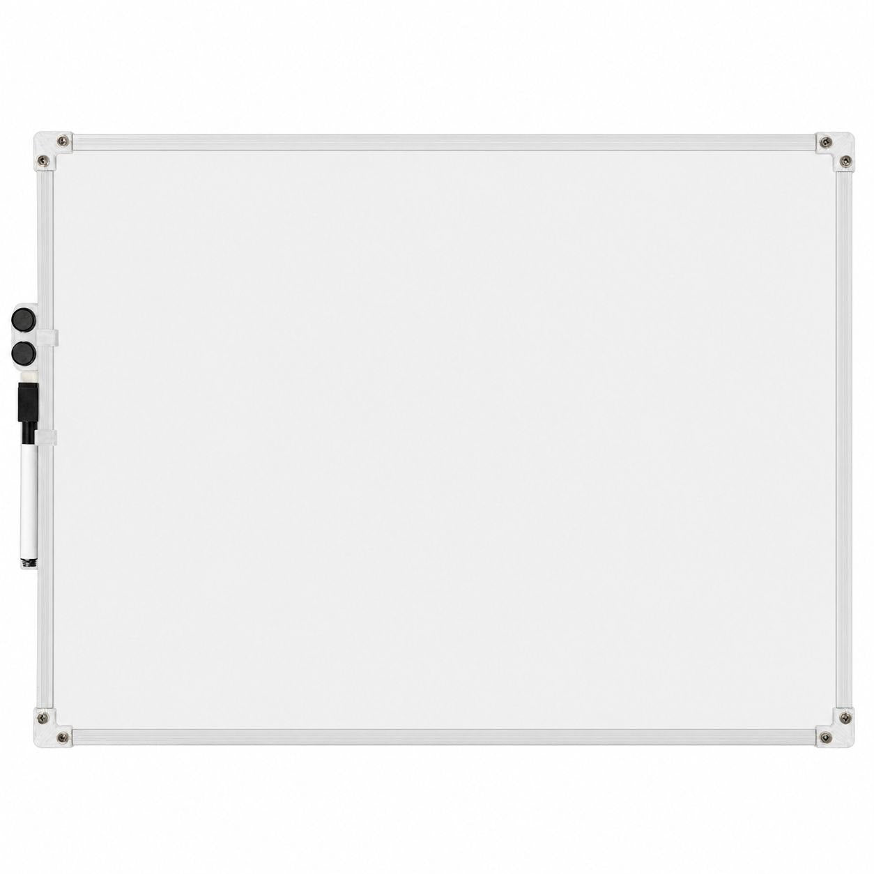 PIZARRA BLANCA DE DOBLE CARA PARA ESCRIBIR, ES IDEAL PARA LLEVAR A CUALQUIER PARTE  50CMX35CM