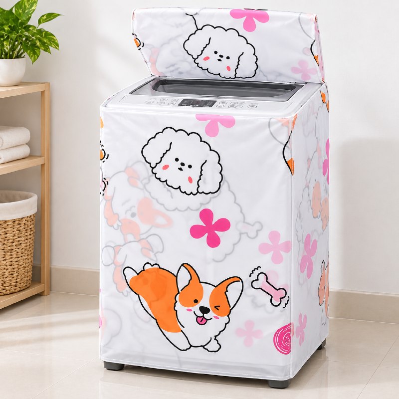 FORRO FUNDA PROTECTORA PARA LAVADORA IMPERMEABLE BENELI HOME 55X58X87CM