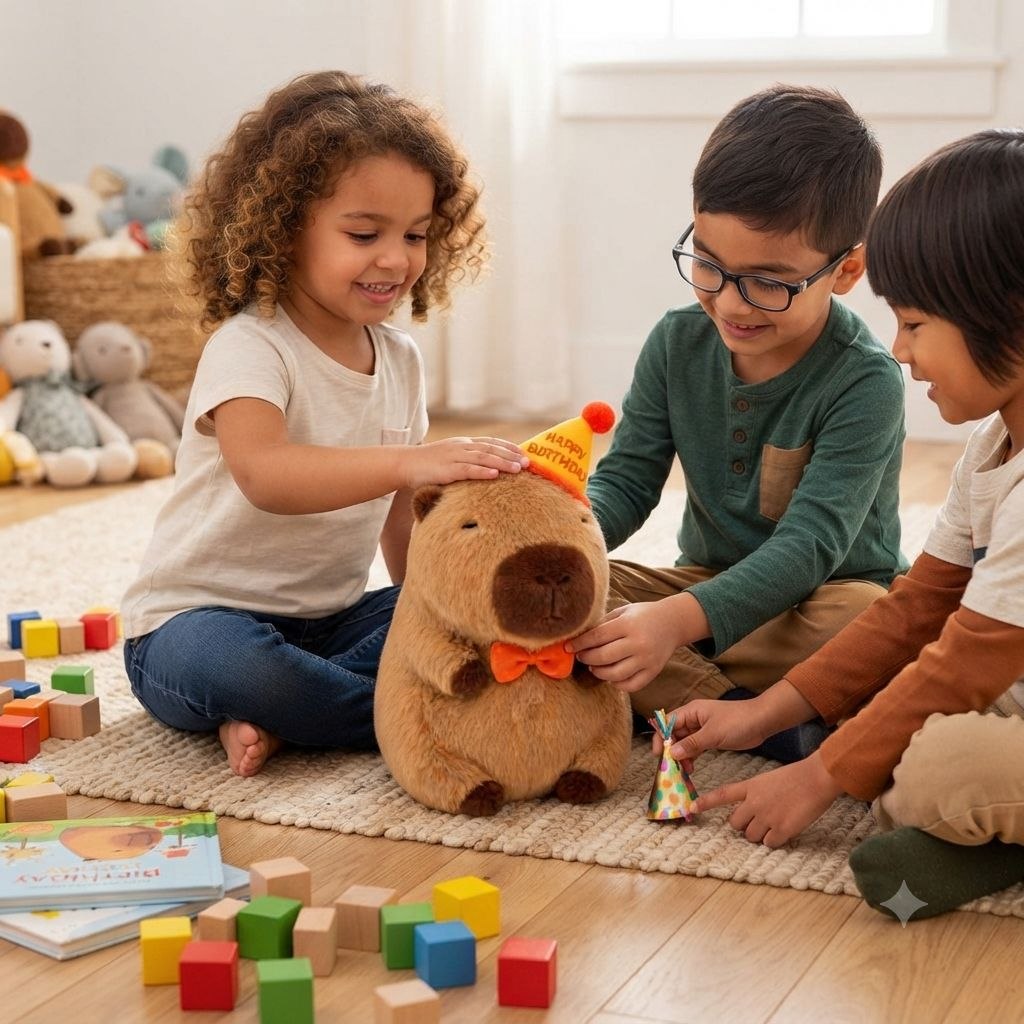 PELUCHES EN FORMA DE CABIPARA TERNURA Y LA NATURALEZA TRANQUILA FELPA SUAVE Y DE ALTA CALIDAD