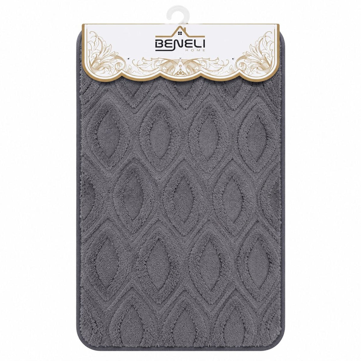 ALFOMBRA DE BAÑO ACOLCHADA Y SUAVE BENELI HOME 59X40CM