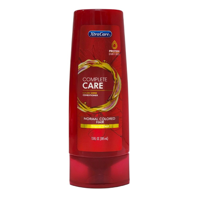 ACONDICIONADOR DE CUIDADO COMPLETO APORTA BRILLO DE COLOR AROMA TROPICAL XTRACARE 385ML