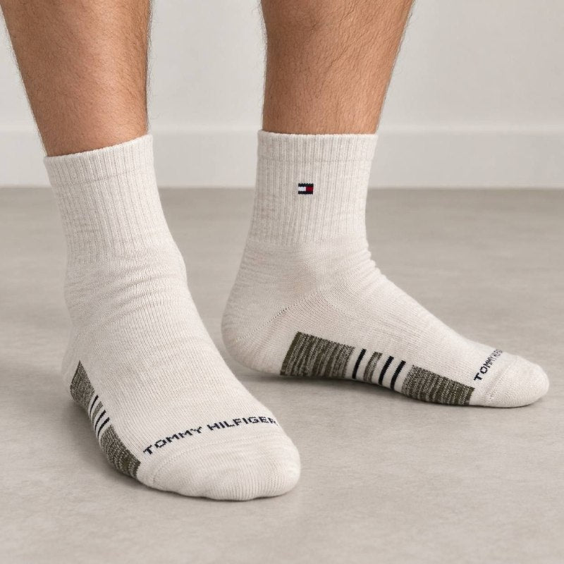 CALCETA TOBILLERA ACOLCHADA TOMMY HILFIGER ORIGINAL PARA HOMBRE 6 PARES TALLA ÚNICA