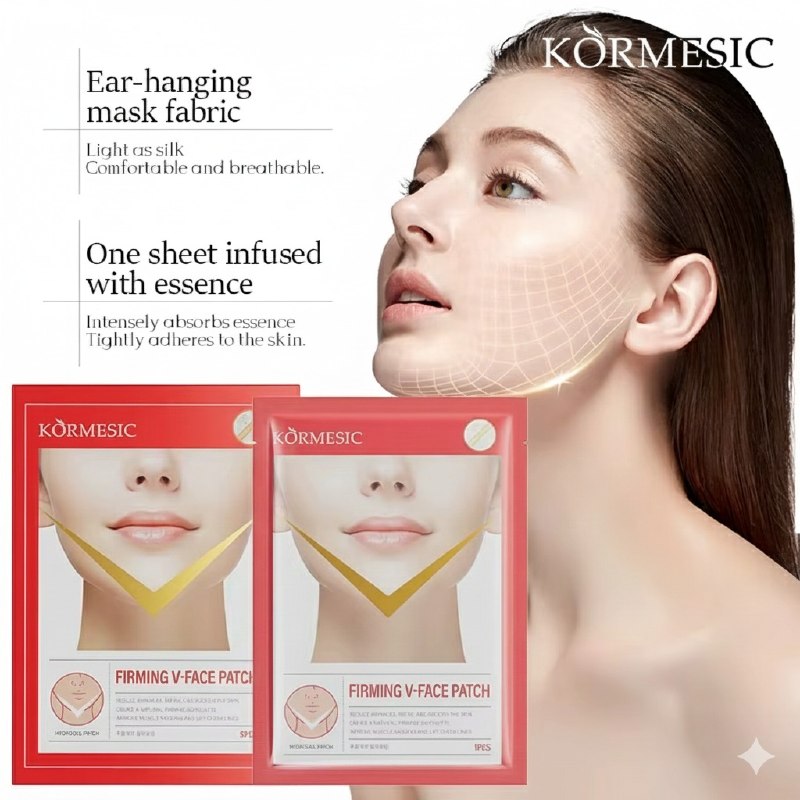 PARCHE FACIAL DE HIDROGEL REAFIRMANTE SUAVIZANTE KORMESIC 1UND