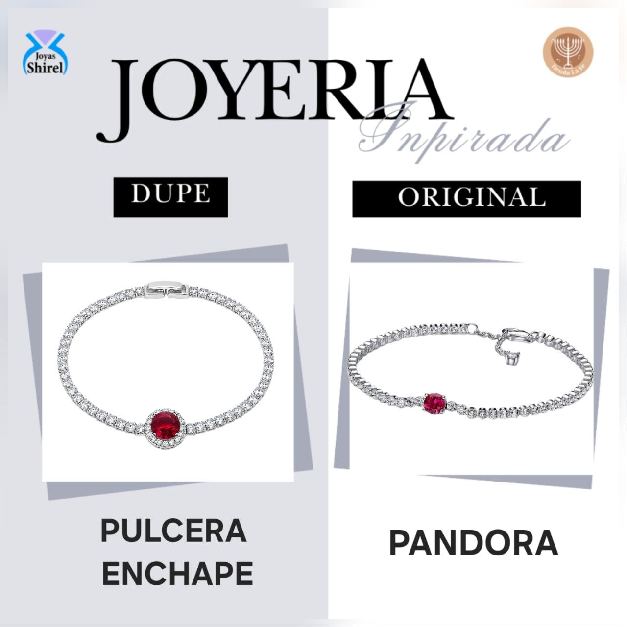 PULSERA DE ENCHAPE PARA DAMA