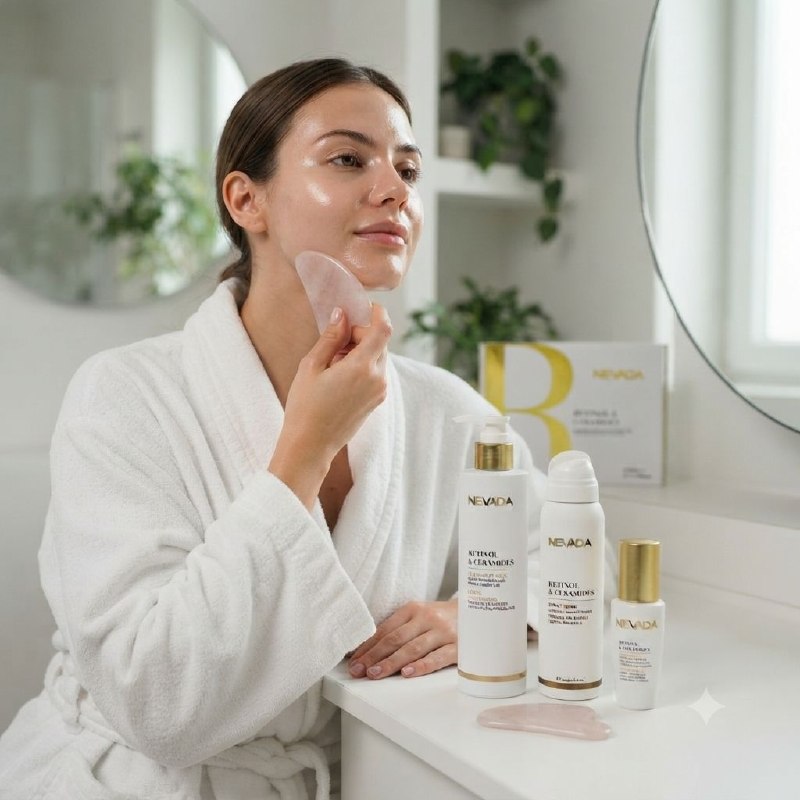 SET DE CUIDADO FACIAL RETINOL Y CERAMIDAS NEVADA
