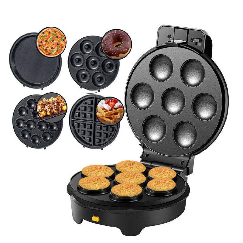 MAQUINA DE SNACKS CHUCHERIAS, DESMONTABLE 5 EN 1, POTENCIA 1000W, FACIL DE LIMPIAR, CALEFACCION DOBLE CARA SOKANY SK-08093