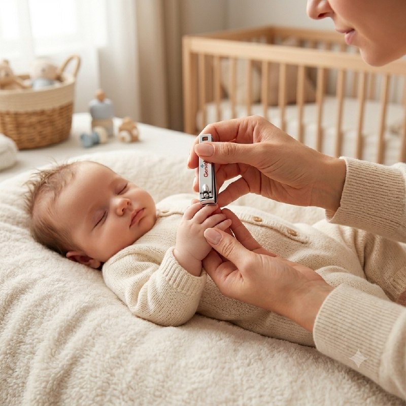 CORTAUÑAS PARA BEBES SEGURO Y PRECISO 6CM GENIAL