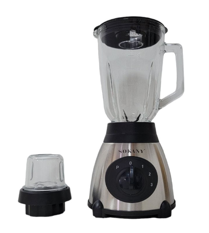 MAQUINA LICUADORA MULTIUSOS 450W, 3 VELOCIDADES SK-144 SOKANY 1500ML