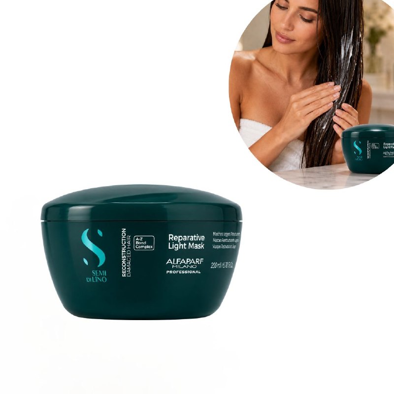 MASCARILLA CAPILAR REPARADORA INTENSIVA PARA CABELLO DAÑADO O PROCESADO CON MEDULA DE BAMBU Y KERATINA ALFAPARF 200ML