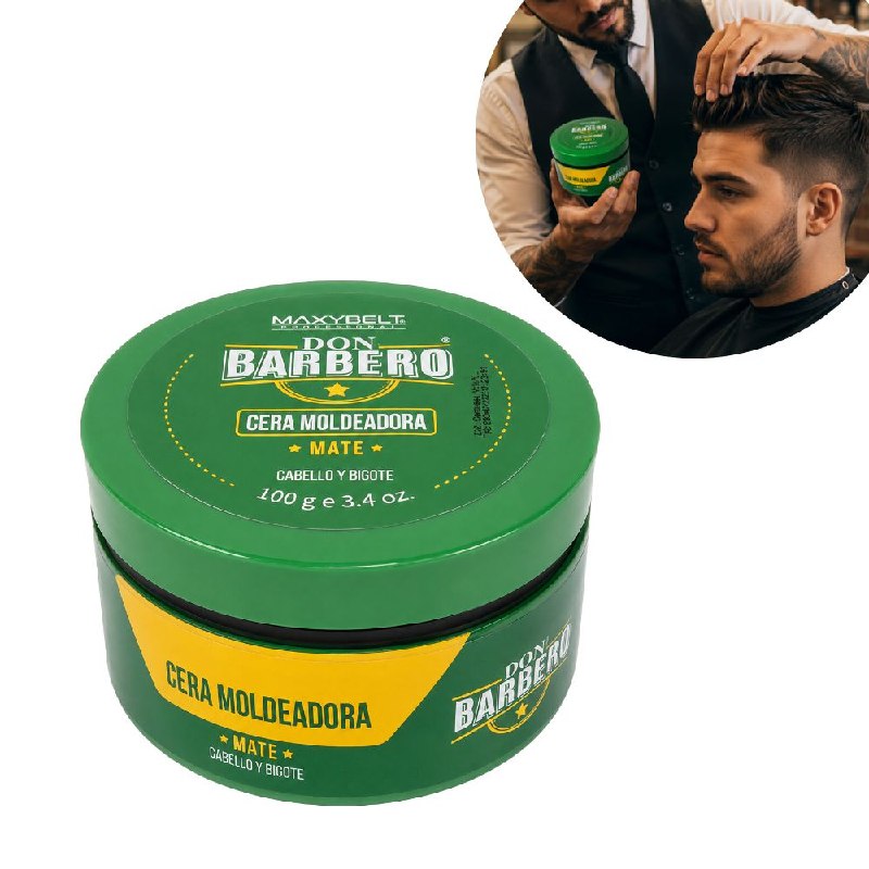 CERA MOLDEADORA MATE MAXBELT PROFESSIONAL DON BARBERO 100G 1 UND