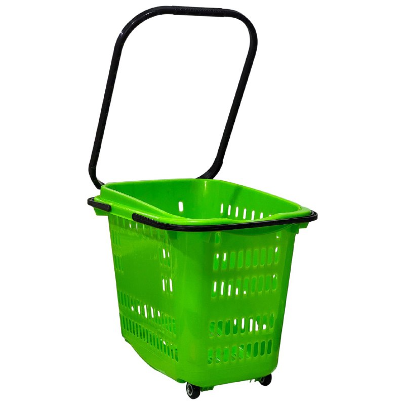 CANASTA ORGANIZADORA, CESTA PORTATIL CON RUEDAS DE MERCADO PARA LLEVAR TODO TIPO DE ARTICULOS, PRACTICA Y FACIL DE TRANSPORTE, MULTIUSOS 40X41X30CM, 4 ESTILOS