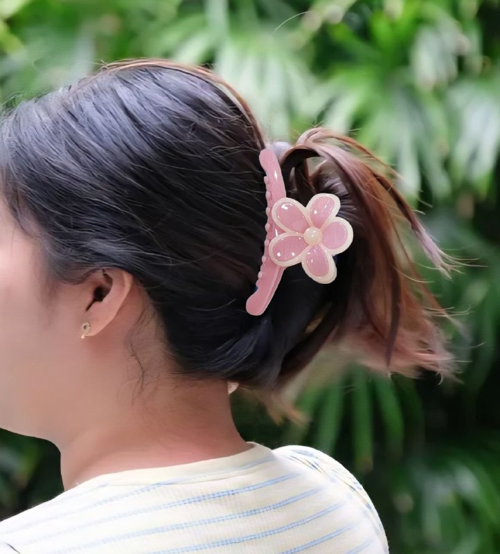 GANCHO PARA EL CABELLO DE DISEÑO DE FLOR, PINZAS DE SUJECION FUERTE, ACCESORIO PARA EL CABELLO PAQUETE DE 12UND 12CM