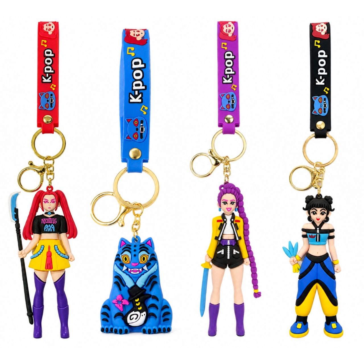 LLAVEROS DE CK-POP CON BROCHE METALICO