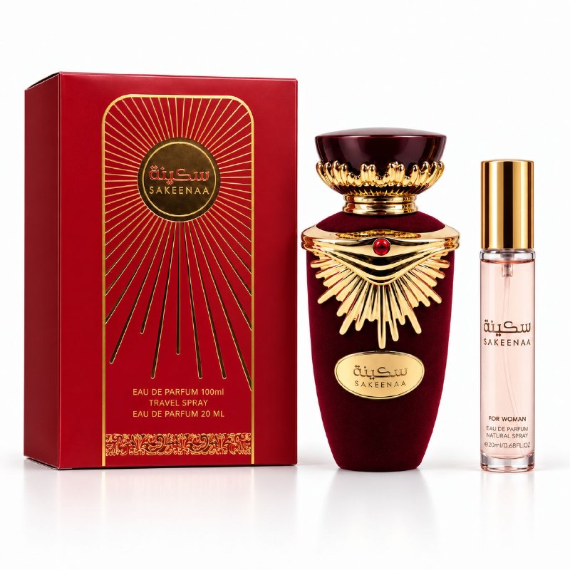 SET MYSTICAL SAKEENAA EDP 100ML, EDP 20ML (M) (AROMA SIMILAR LATTAFA SAKEENA)