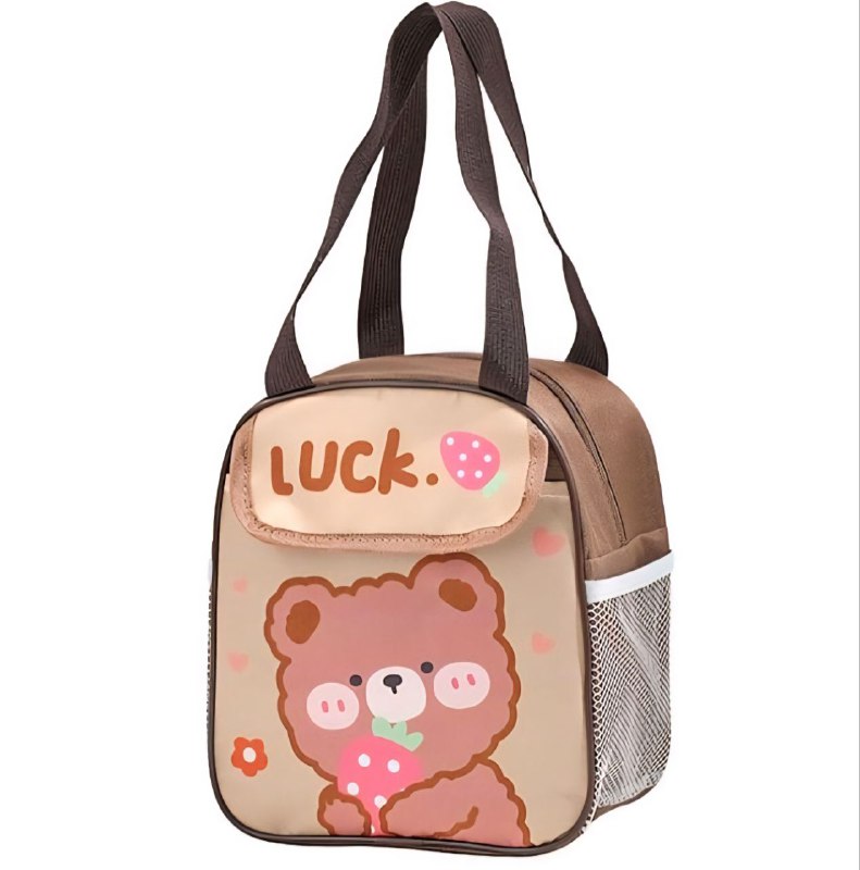 LONCHERA TERMICA PARA NIÑOS, PRACTICA Y DIVERTIDA 4 DISEÑOS 19X23CM