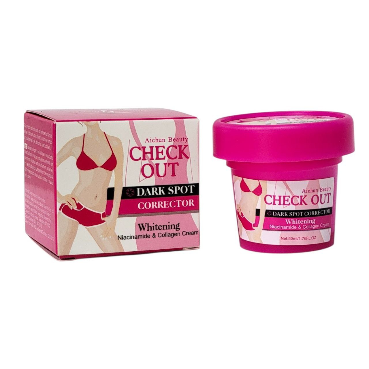 CREMA CORPORAL BLANQUEADORA INTENSIVA PARA ZONAS DE FRICCION CON NIACINAMIDA AICHUN BEAUTY 50ML