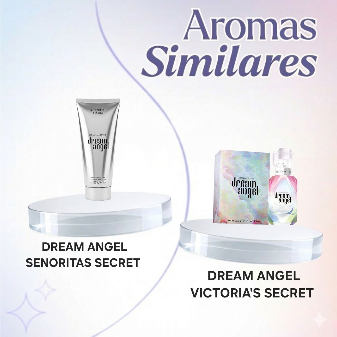 CREMA DREAM ANGEL SENORITAS SECRET 100ML (M) (AROMA SIMILAR A VICTORIAS SECRET DREAM ANGEL)