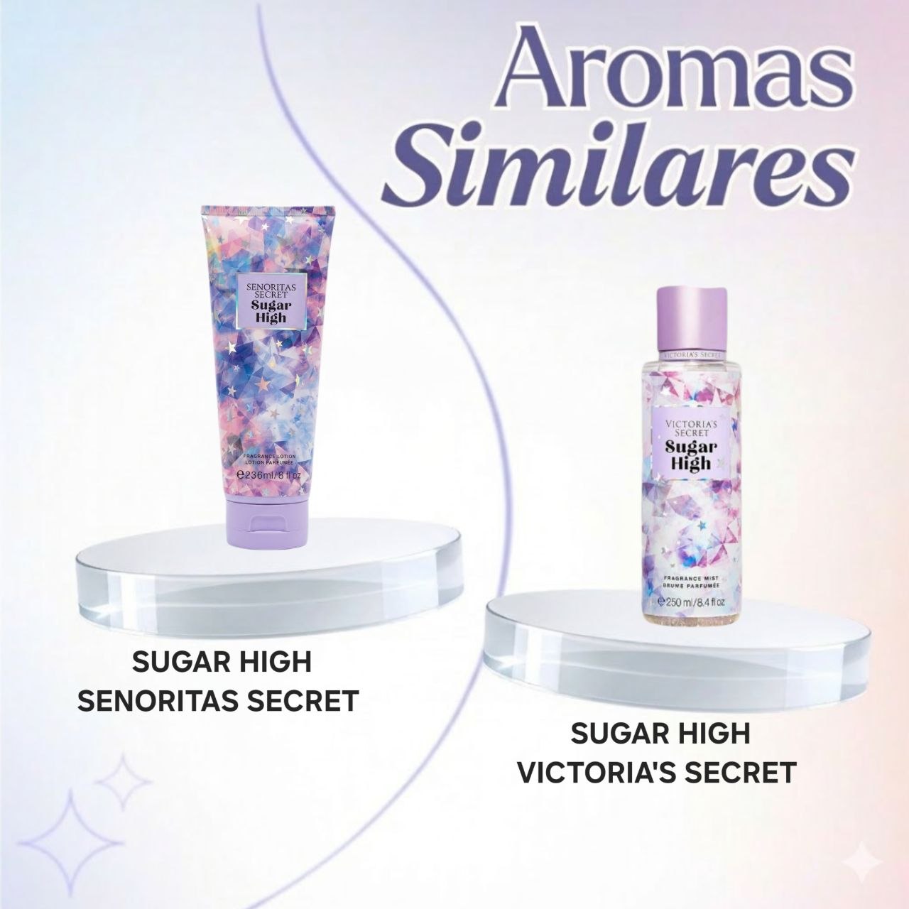 CREMA SUGAR HIGH SENORITAS SECRET 236ML (M) (AROMA SIMILAR A VICTORIAS SECRET SUGAR HIGH)