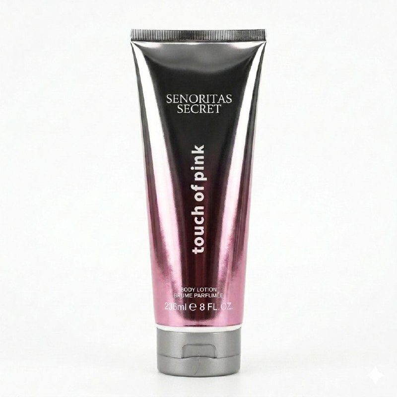 CREMA TOUCH OF PINK SENORITAS SECRET 236ML (M) (AROMA SIMILAR A LACOSTE TOUCH OF PINK)