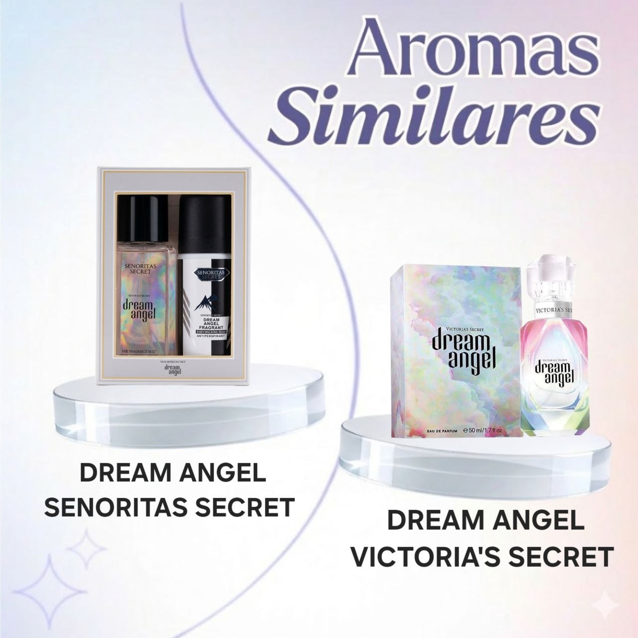 SET SENORITAS SECRET DREAM ANGEL SPLASH 75ML Y ANTISPERSPIRANTE 60ML (M) (AROMA SIMILAR A VICTORIAS SECRET DREAM ANGEL)