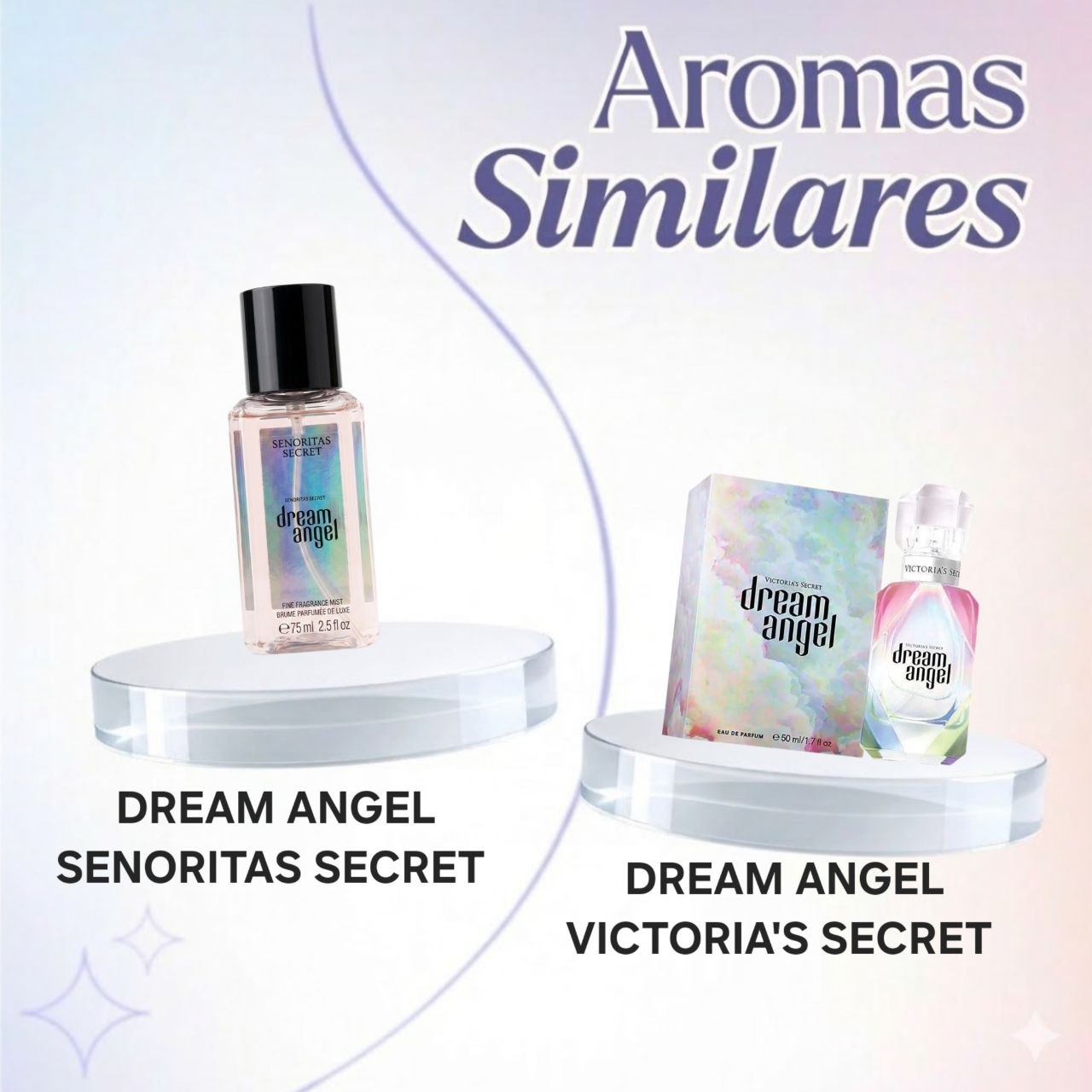 SPLASH MINI DREAM ANGEL SENORITAS SECRET 75ML (M) (AROMA SIMILAR VICTORIAS SECRET DREAM ANGEL)