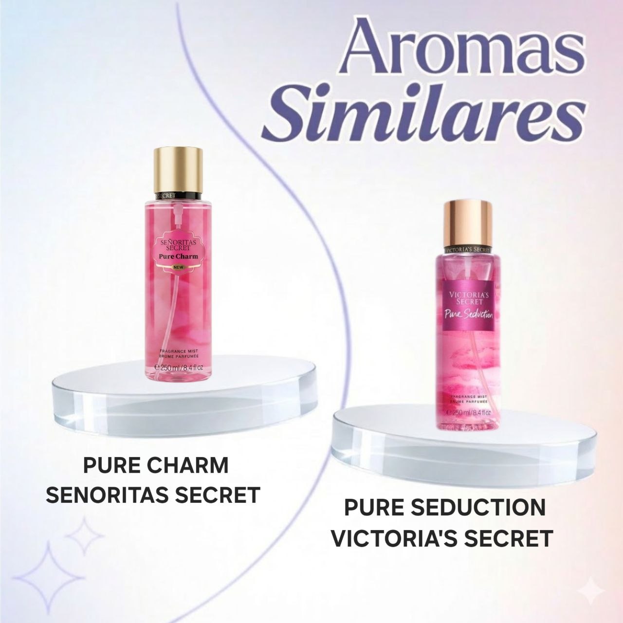 SPLASH SENORITAS SECRET PURE CHARM 250ML (M) (AROMA SIMILAR VICTORIAS SECRET PURE SEDUCTION)