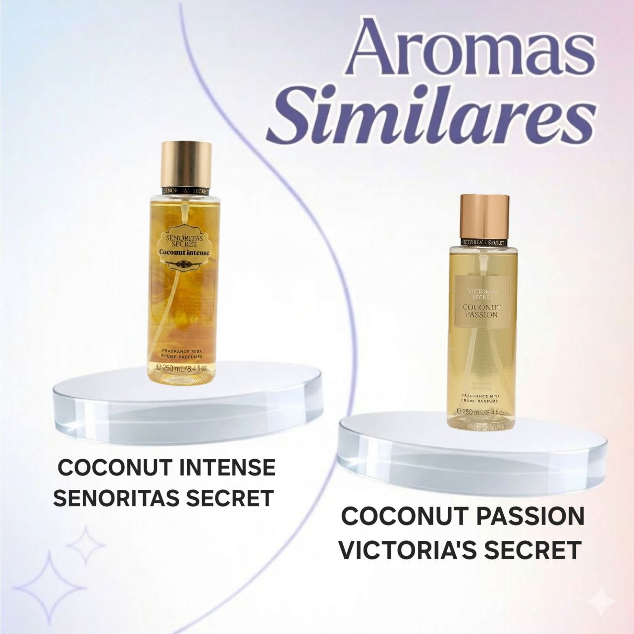 SPLASH SENORITAS SECRET COCONUT INTENSE SHIMMER  250ML (M) (AROMA SIMILAR VICTORIAS SECRET COCONUT PASSION)