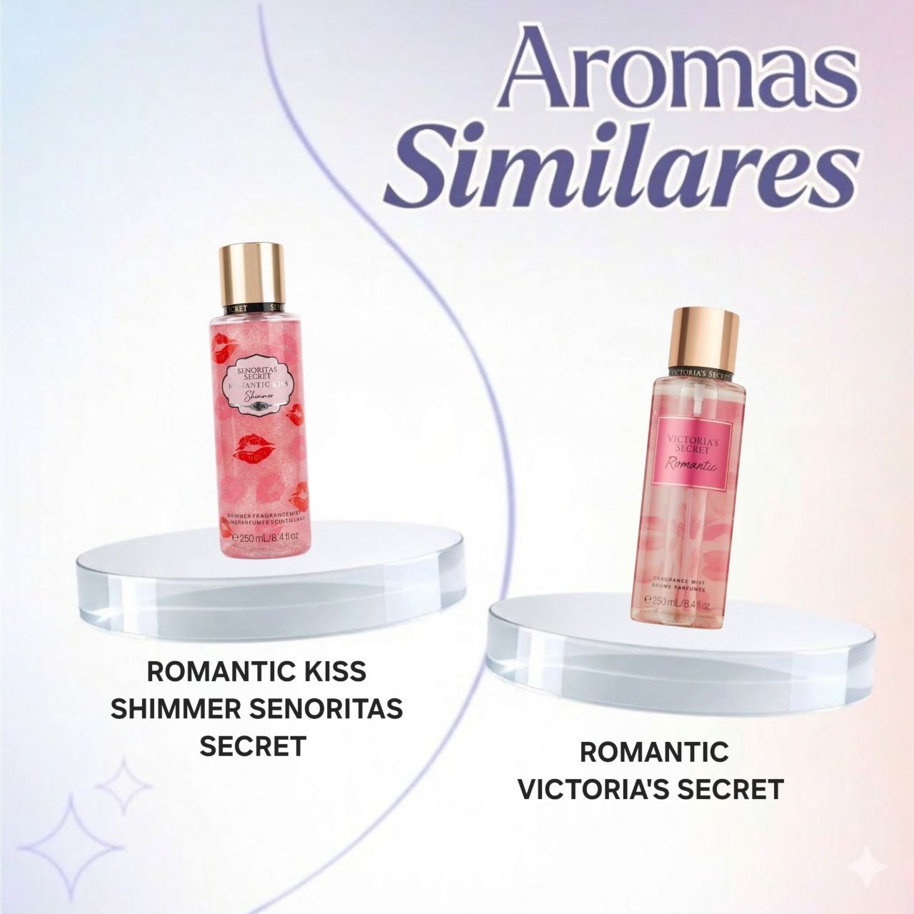 SPLASH SENORITAS SECRET ROMANTIC KISS SHIMMER 250ML (M) (AROMA SIMILAR VICTORIAS SECRET ROMANTIC)
