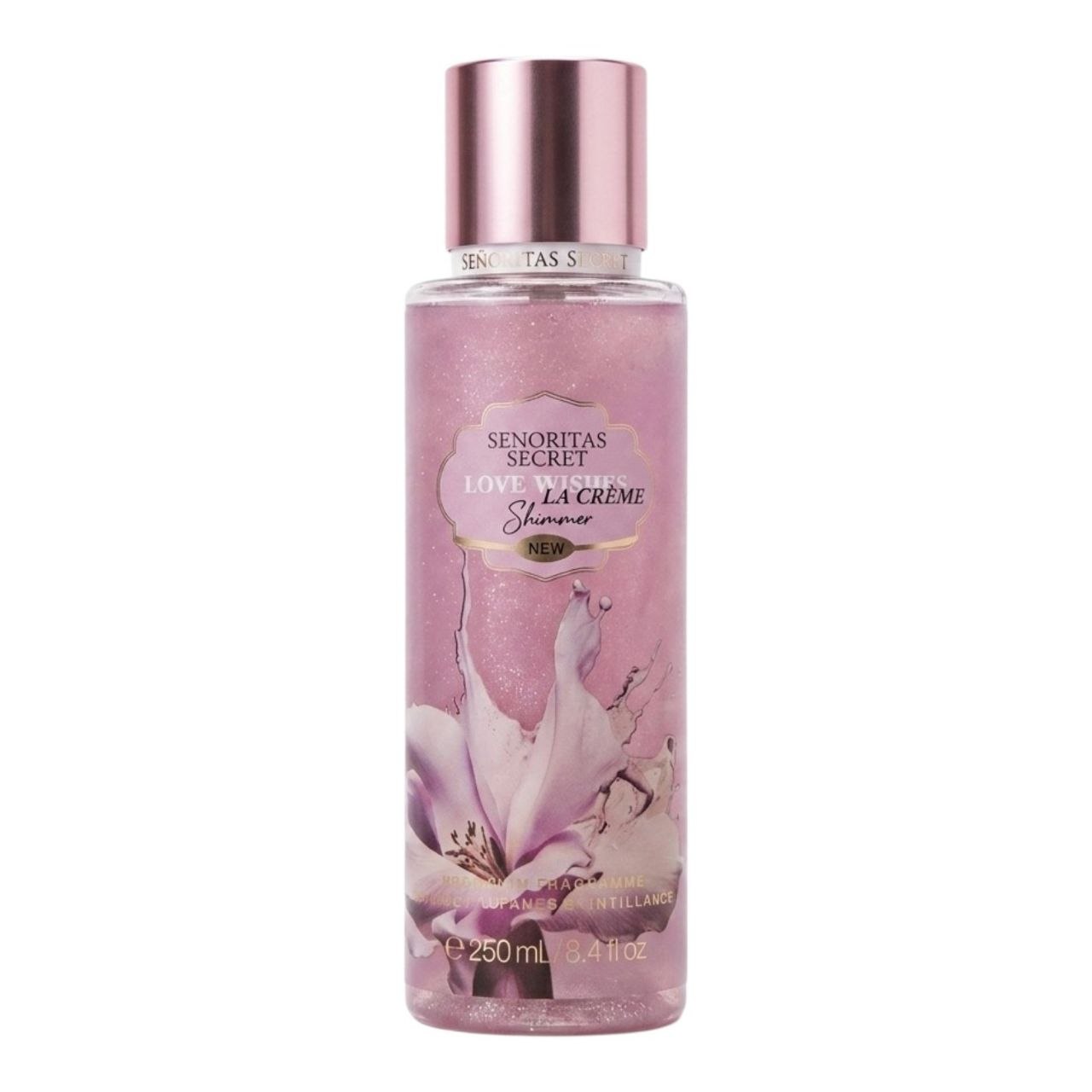SPLASH SENORITAS SECRET LOVE WISHES LA CRÈME SHIMMER  250ML (M) (AROMA SIMILAR VICTORIAS SECRET LOVE SPELL)