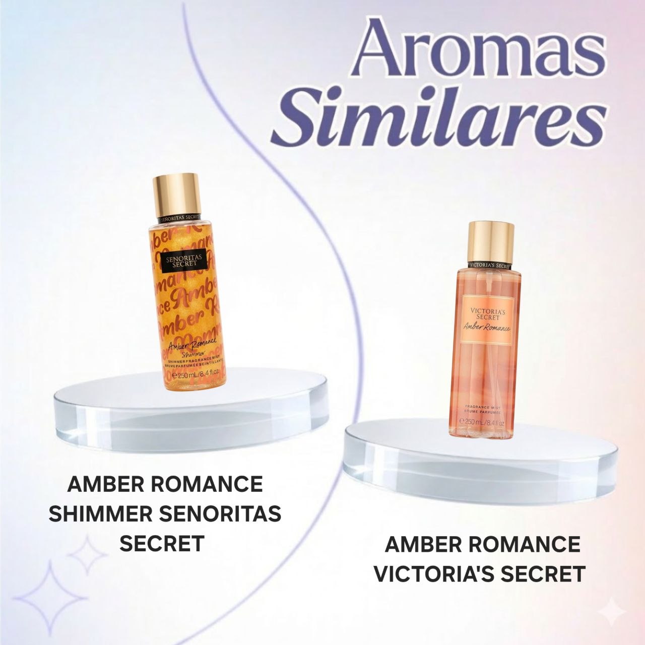 SPLASH SENORITAS SECRET AMBER ROMANCE  250ML (M) (AROMA SIMILAR VICTORIAS SECRET AMBER ROMANCE)