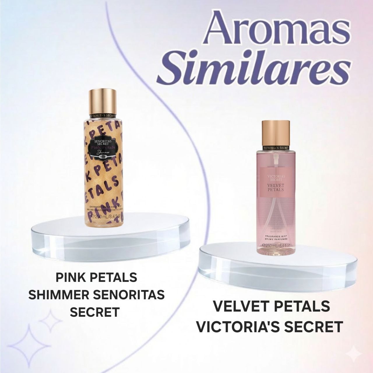 SPLASH SENORITAS SECRET PINK PETALS SHIMMER 250ML (M) (AROMA SIMILAR VICTORIAS SECRET VELVET PETALS)