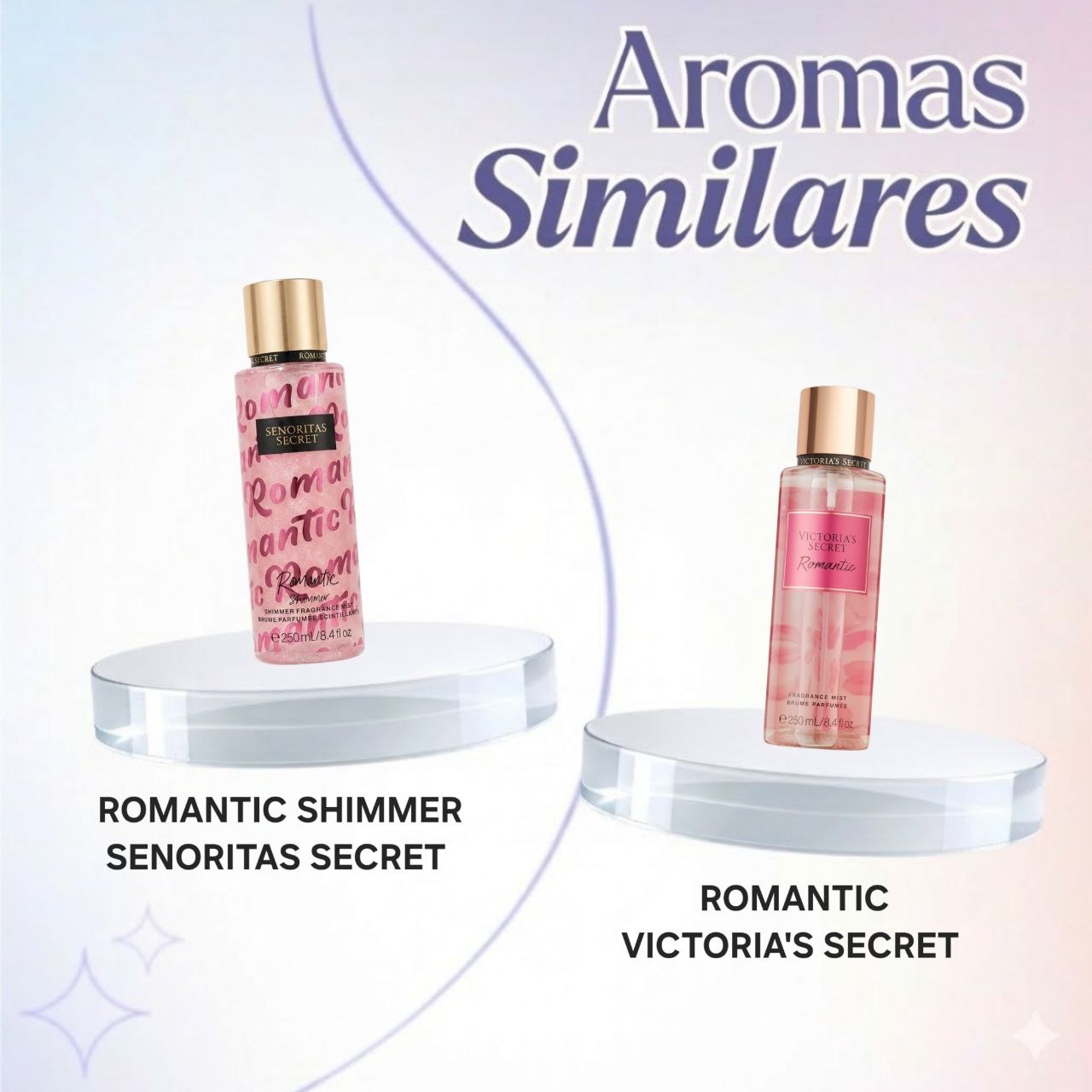 SPLASH SENORITAS SECRET ROMANTIC SHIMMER  250ML (M) (AROMA SIMILAR VICTORIAS SECRET ROMANTIC)