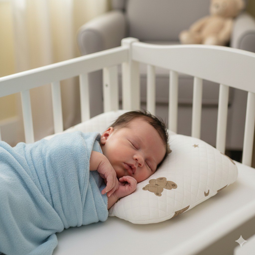 MINI COJIN ALMOHADA ERGONOMICA PARA BEBÉ 23X26CM