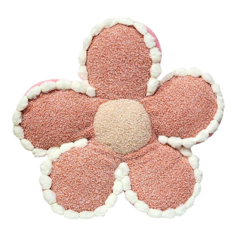 COJIN DECORATIVO EN FORMA DE FLOR 55X55CM